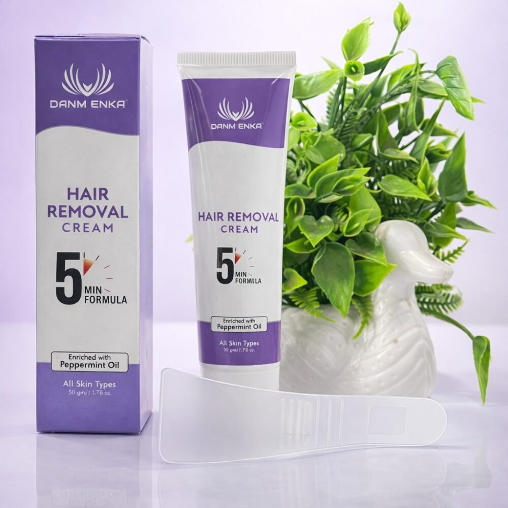 Hair Removal Cream with Peppermint Oil – 5 Min Formula